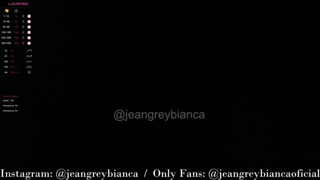 jeangreybianca Chaturbate 07-06-2024 Females