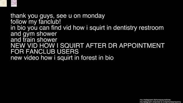 honey_sunshine Chaturbate 24-08-2024 Females