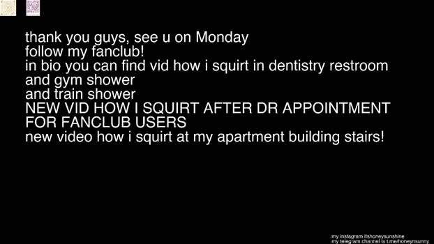 honey_sunshine Chaturbate 21-09-2024 Females