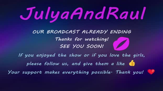 julyaandraul horny Webcam SHOW @ Chaturbate 22-11-2024