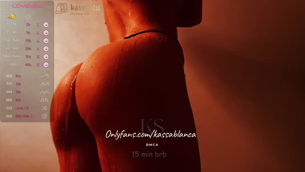 kassablanca_ wet Webcam SHOW @ Chaturbate 08-01-2025