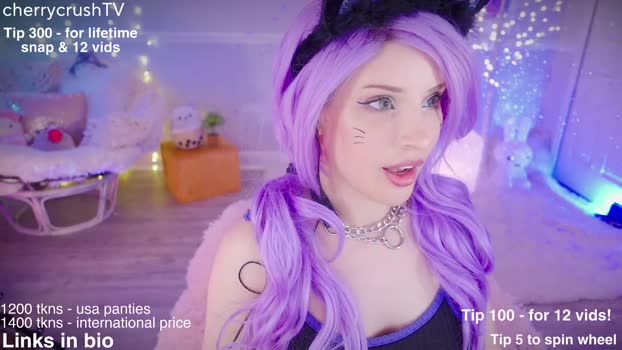 cherrycrush kiss Webcam SHOW @ Chaturbate 09-01-2025
