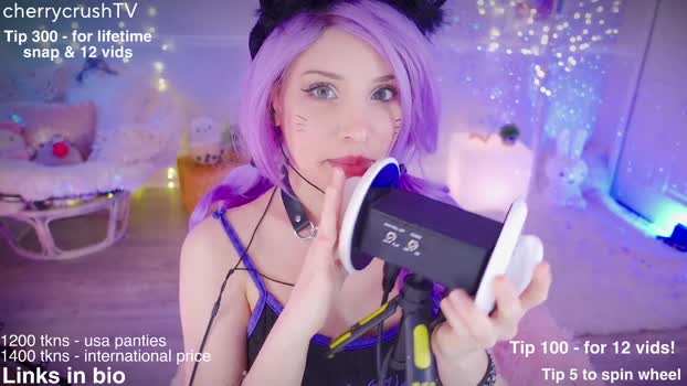 cherrycrush kiss Webcam SHOW @ Chaturbate 09-01-2025