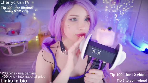 cherrycrush Video Webcam SHOW @ Chaturbate 09-01-2025