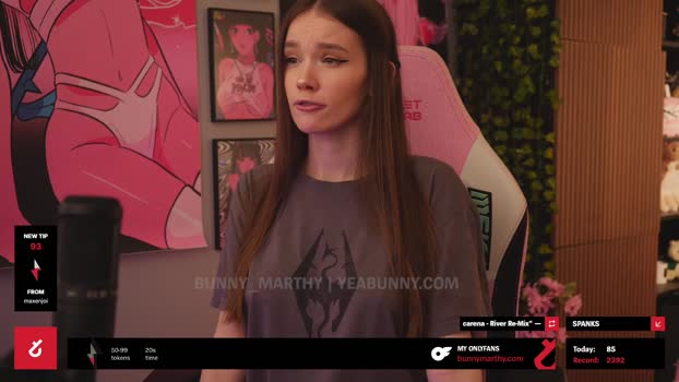 bunny_marthy lick Webcam SHOW @ Chaturbate 10-01-2025