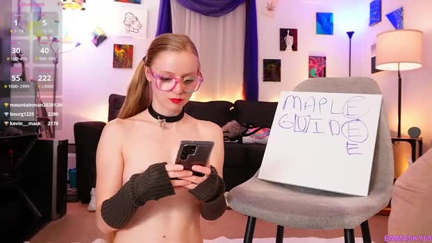 emmasky69 beautiful Webcam SHOW @ Chaturbate 03-02-2025
