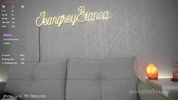 jeangreybianca toys Webcam SHOW @ Chaturbate 06-02-2025