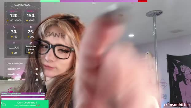 crimsonkitten spanking Webcam SHOW @ Chaturbate 02-03-2025