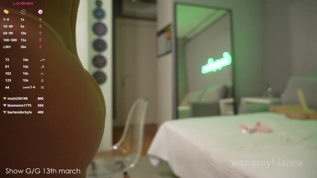 jeangreybianca cute Webcam SHOW @ Chaturbate 10-03-2025