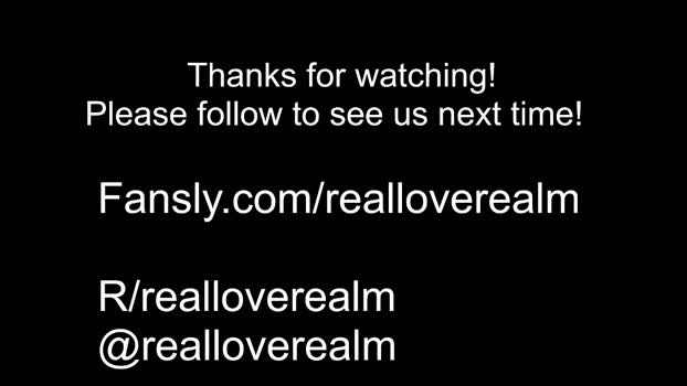 realloverealm love Webcam SHOW @ Chaturbate 08-06-2025