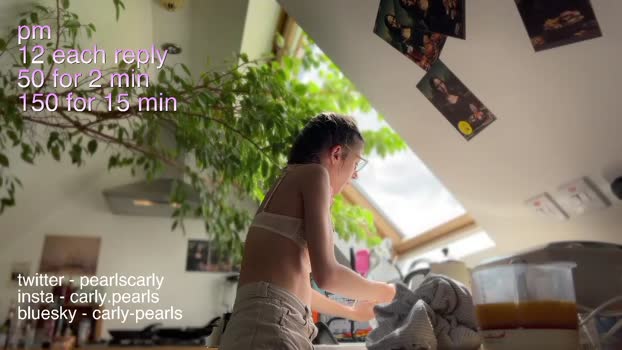 carlypearls wet Webcam SHOW @ Chaturbate 02-08-2025