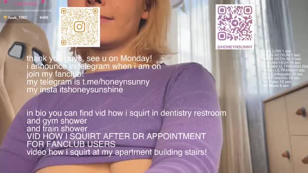 honey_sunshine fuckass Webcam SHOW @ Chaturbate 09-08-2025