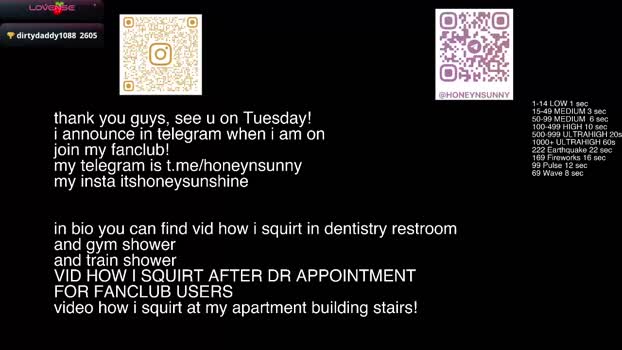 honey_sunshine fuckpussy Webcam SHOW @ Chaturbate 16-08-2025