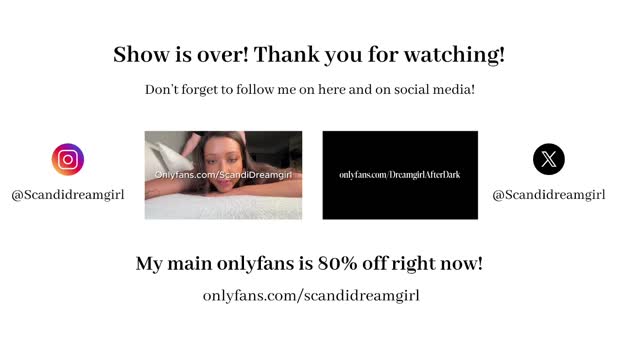 scandidreamgirl natural Webcam SHOW @ Chaturbate 12-10-2025