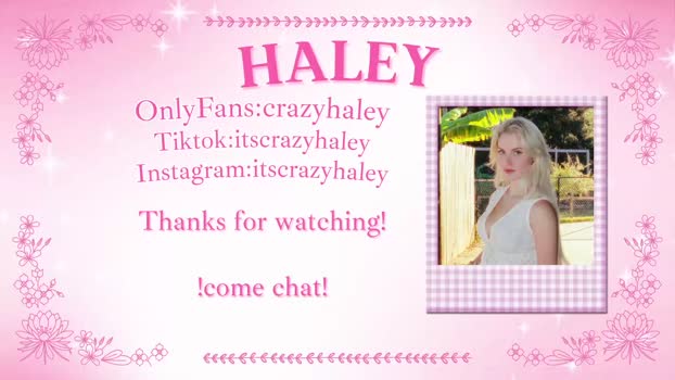 haleycrazy analsex Webcam SHOW @ Chaturbate 17-11-2025