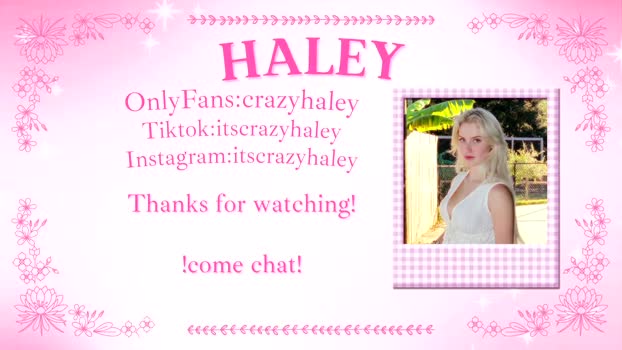 haleycrazy lick Webcam SHOW @ Chaturbate 19-11-2025