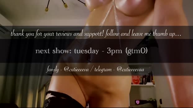 cutieeeeva fuckher Webcam SHOW @ Chaturbate 22-11-2025