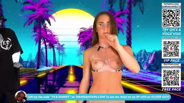 hannahjames710 fingering Webcam SHOW @ Chaturbate 01-12-2025
