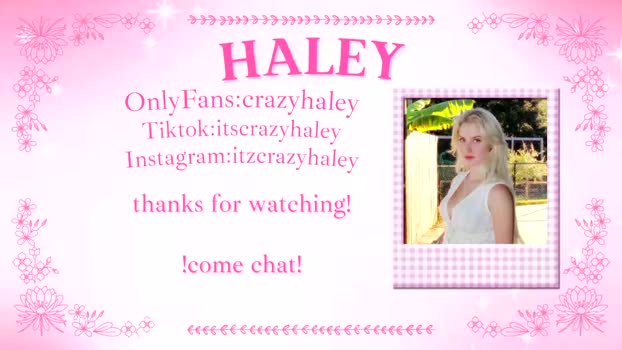 haleycrazy suckshow Webcam SHOW @ Chaturbate 03-12-2025