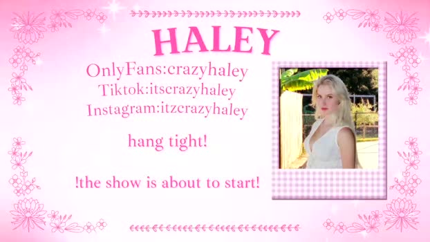 haleycrazy gag Webcam SHOW @ Chaturbate 15-01-2026