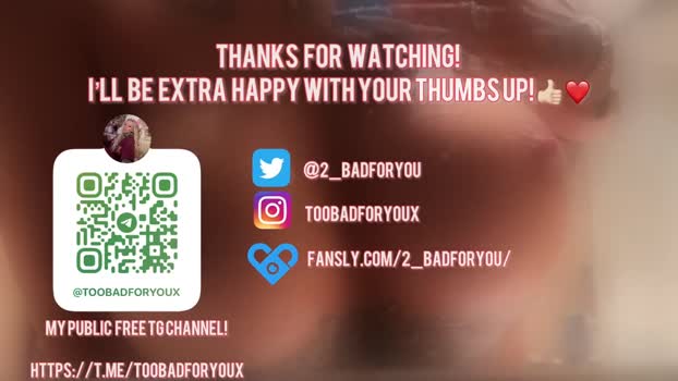 2badforyou deep Webcam SHOW @ Chaturbate 13-02-2026