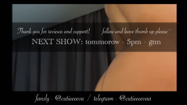 cutieeeeva Pretty Webcam SHOW @ Chaturbate 15-02-2026